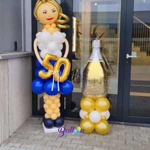 Balloon Styling Tilburg Sarah 50 jaar ballonnen Tilburg