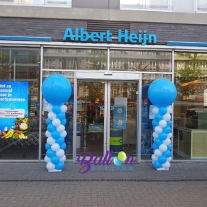 Balloon Styling Tilburg ballonnen decoratie Albert Heijn ballonnenpilaren ballonnen Tilburg