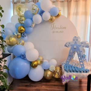 Balloon Styling Tilburg organic ballonnenslinger geboorte baby ballonnen Tilburg