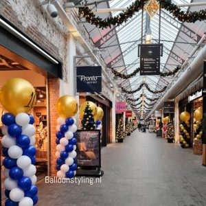 Balloon Styling Tilburg ballonnenpilaren 10-jarig jubileum Pronto Wonen Profijt Meubel Xooon Henders en Hazel Keukendepot ballonnen Tilburg (1)