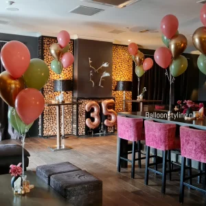 Balloon Styling Tilburg trossen heliumballonnen cijferballon verjaardag ballonnen Tilburg feestartikelen Tilburg