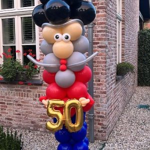 Balloon Styling Tilburg Abraham levensgroot ballonnenpop ballonnen Tilburg