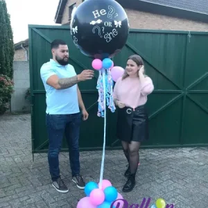 Balloon-Styling-gender-reveal-geslachtsbepaling-ballonnen Tilburg feestartikelen Tilburg