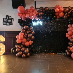 Balloon Styling organic ballonnenslinger shimmerwall sweet sixteen party feestartikelen Tilburg ballonnen Tilburg (1)