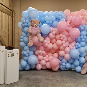 Balloon Styling ballonnenmuur gender reveal ballonnen Tilburg (1) -