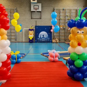 Balloon Styling Tilburg Sinterklaas en Roetpiet heliumballonnen ballonnenboogballonnen Tilburg